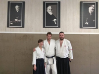 Na porannych treningach mielismi przyjemność ćwiczyć z sensei Pascal Guillemin